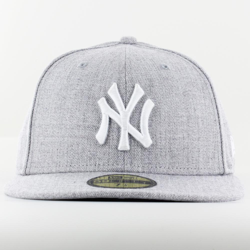 New Era Essential 59Fifty NY Yankees heather/white - Shop-Tetuan