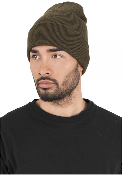 Yupoong heavyweight long beanie olive - Shop-Tetuan