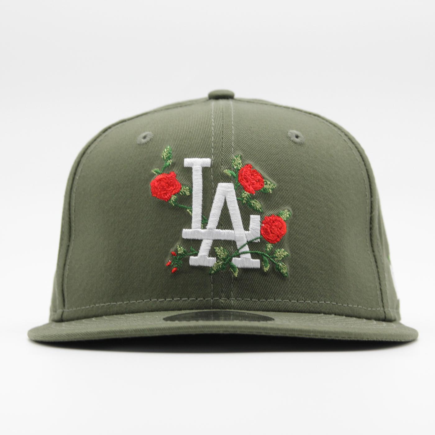 New Era Flower 9Fifty LA Dodgers green - Shop-Tetuan