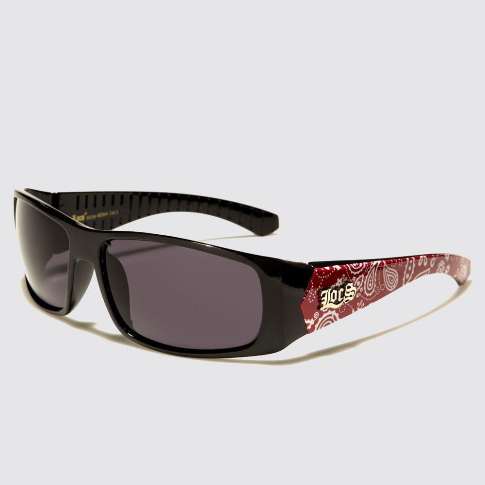 Locs Bandana Oval Sunglasses blk/red - Shop-Tetuan