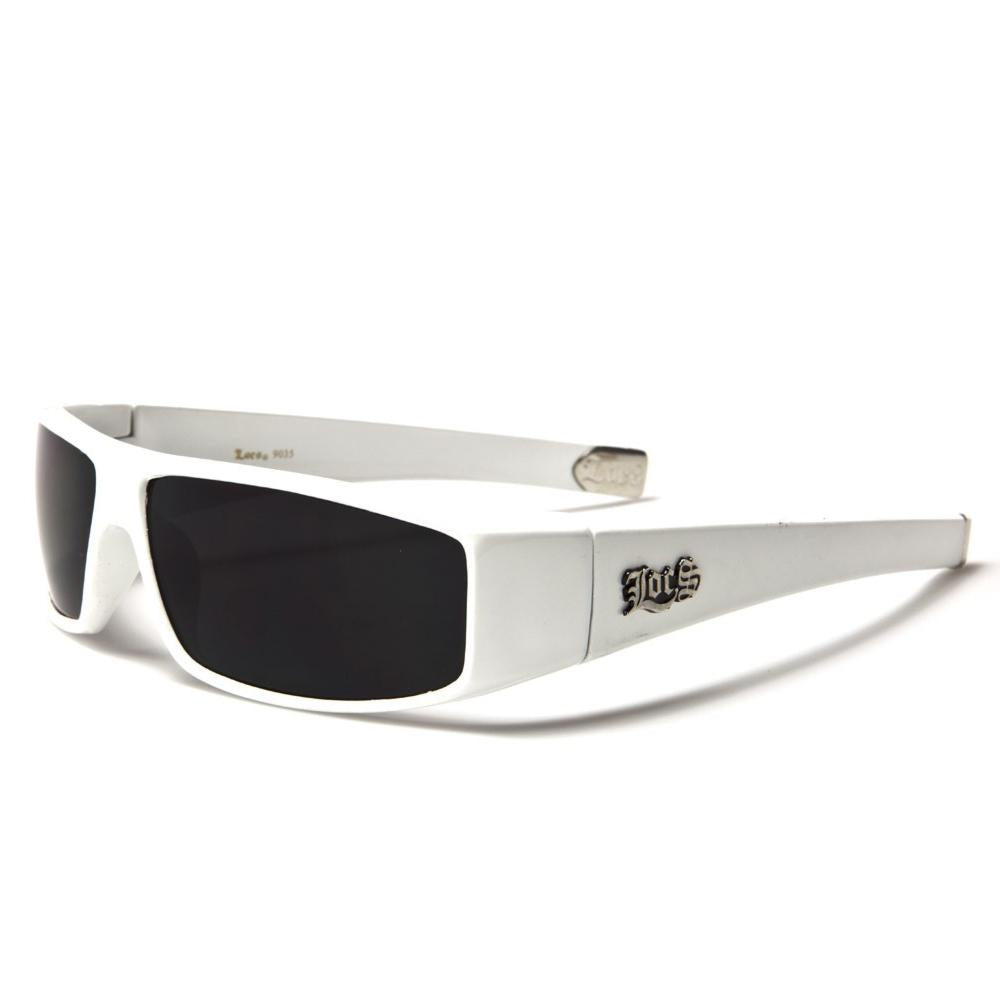 Locs Rectangle Sunglasses white - Shop-Tetuan