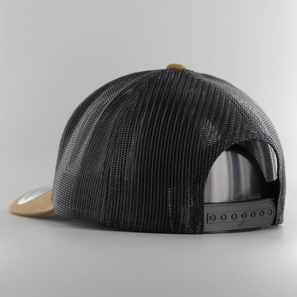 The Classics Yupoong Retro trucker 2-tone cap coyote brown/black - Shop-Tetuan