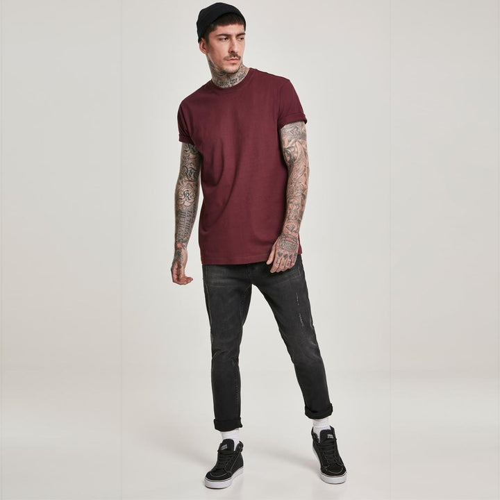 Urban Classics Basic Tee redwine - Shop-Tetuan