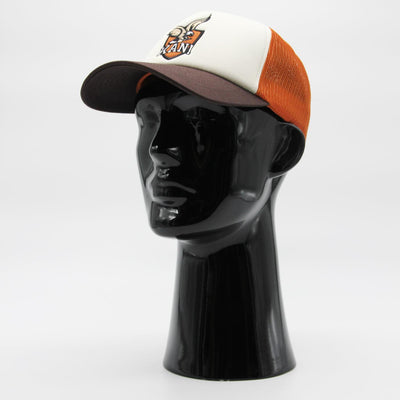 Karl Kani Serif Patched Trucker Cap brown/cognac