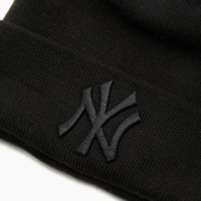 New Era MLB Essential Cuff beanie NY Yankees black/black - Shop-Tetuan