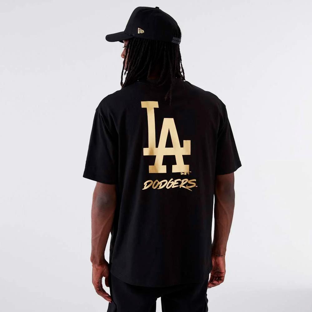 New Era Metallic tee LA Dodgers black/mtg