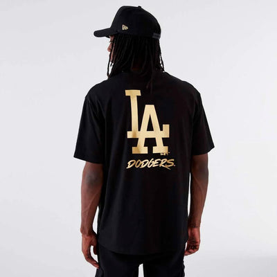 New Era Metallic tee LA Dodgers black/mtg
