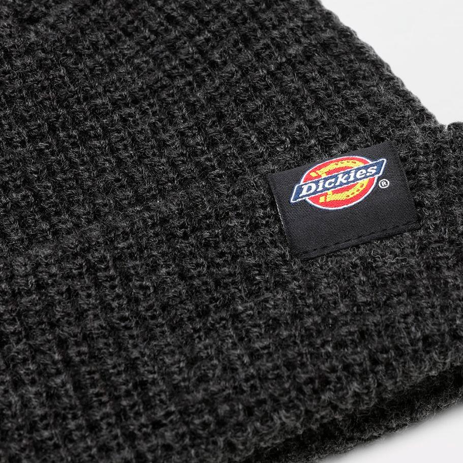 Dickies Woodworth Waffle beanie black - Shop-Tetuan