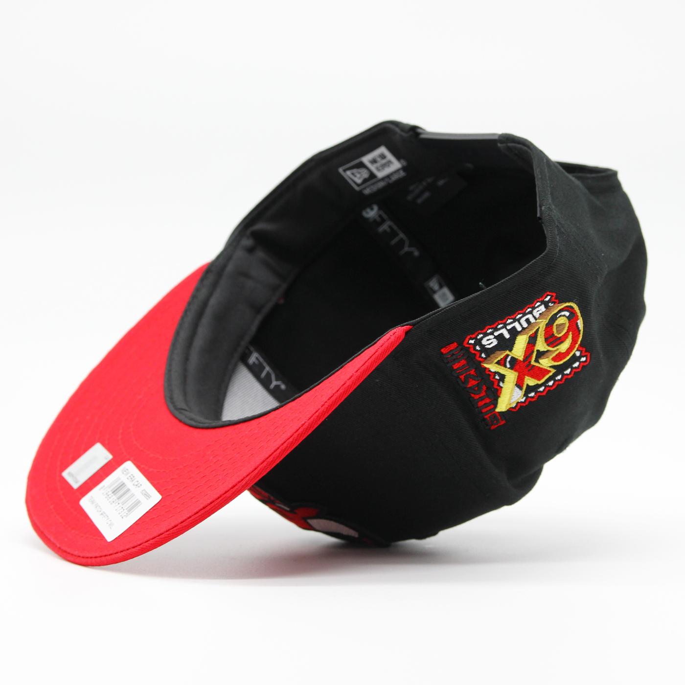 New Era Team Patch 9Fifty C Bulls black/red - Shop-Tetuan