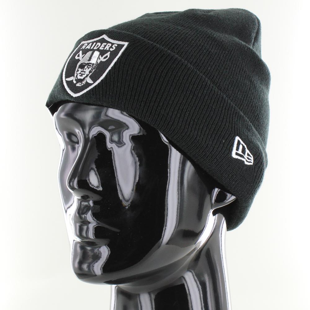 New Era NFL ESSENTIAL CUFF BEANIE LAS VEGAS RAIDERS Black - BLACK