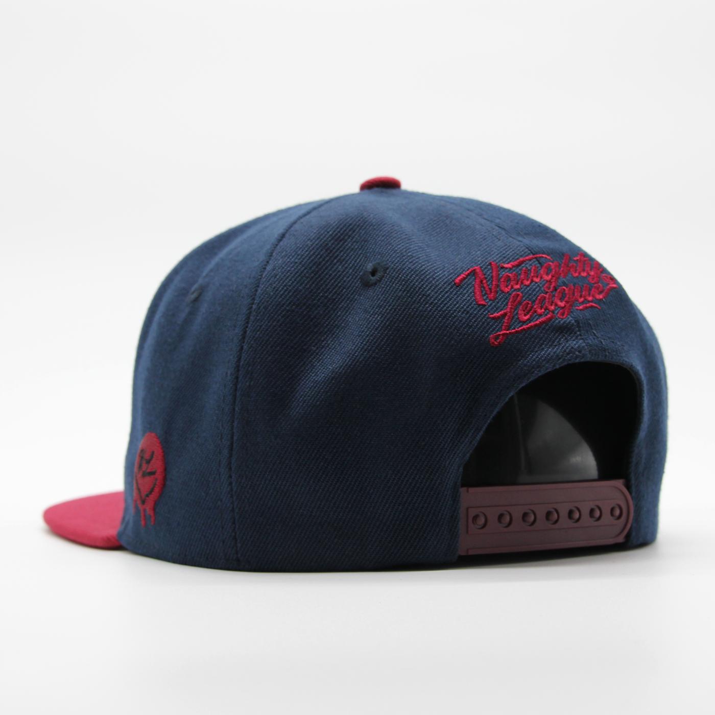 Naughty League Boston Beaver Hunters Letter Logo snapback navy/mar - Shop-Tetuan