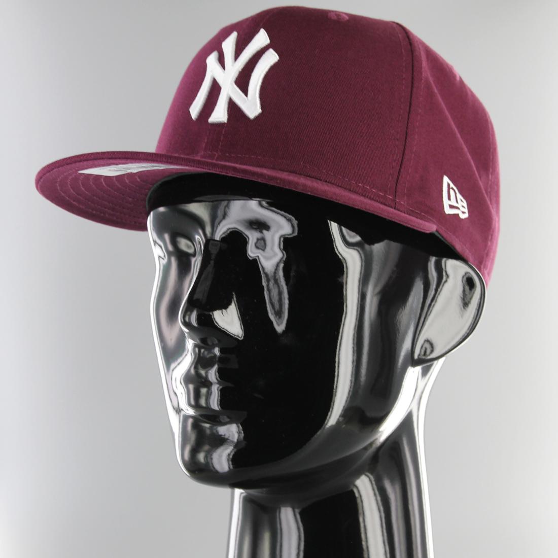 New Era Nos Mlb Colour 9fifty NY Yankees maroon/white - Shop-Tetuan