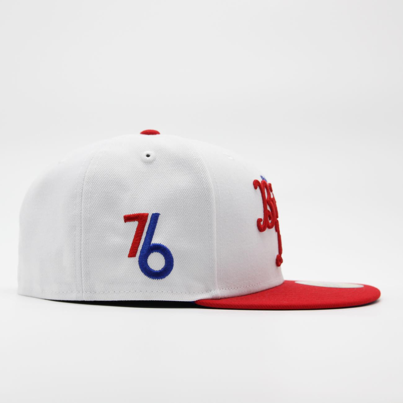 New Era Authentics City Edition 59Fifty P 76ers white/red - Shop-Tetuan