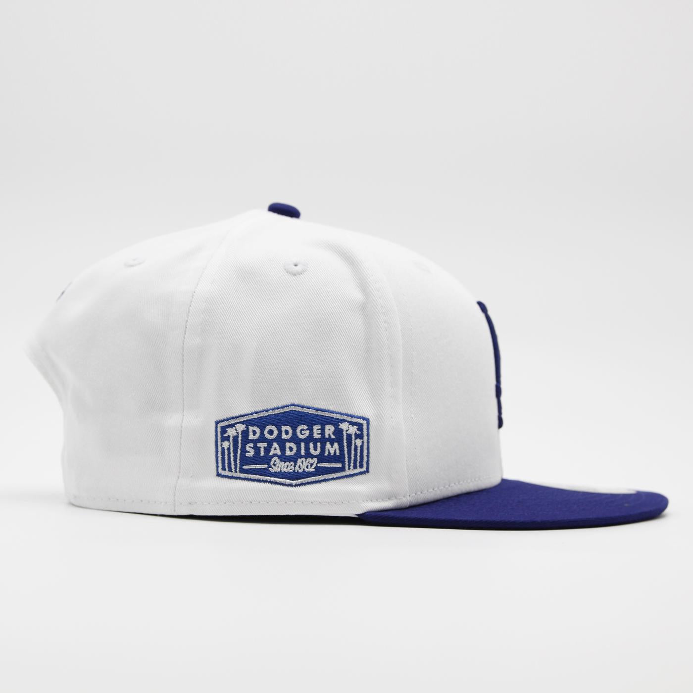 New Era Crown Patches white 9Fifty LA Dodgers white/blue - Shop-Tetuan