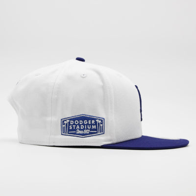 New Era Crown Patches white 9Fifty LA Dodgers white/blue - Shop-Tetuan