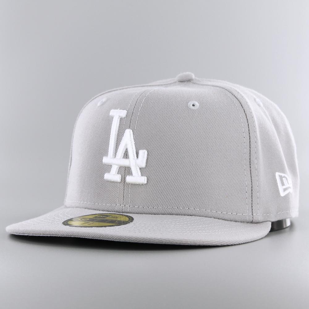 New Era Essential 59Fifty LA Dodgers gray/white - Shop-Tetuan