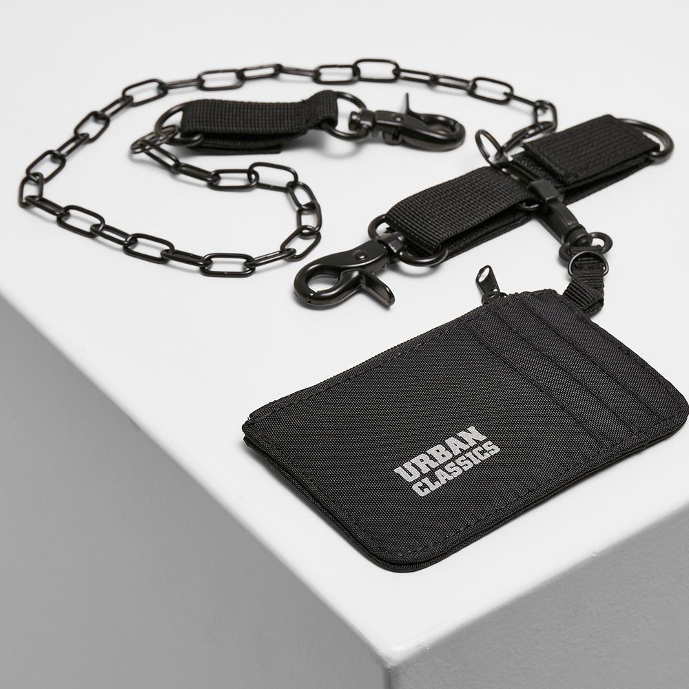 Urban Classics Recycled Polyester Multifunctional Wallet black