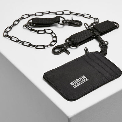 Urban Classics Recycled Polyester Multifunctional Wallet black