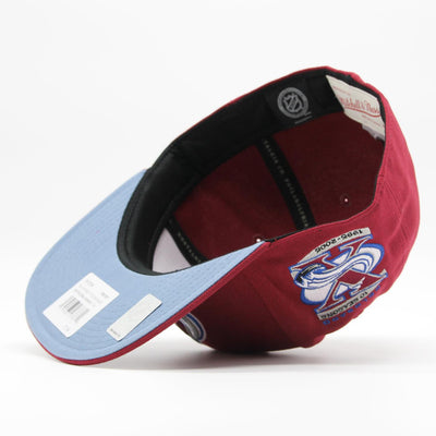 Mitchell & Ness NHL Vintage Fitted C Avalanche maroon - Shop-Tetuan