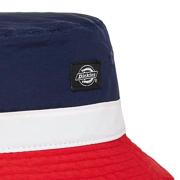 Dickies Freeville bucket hat navy/wht/red
