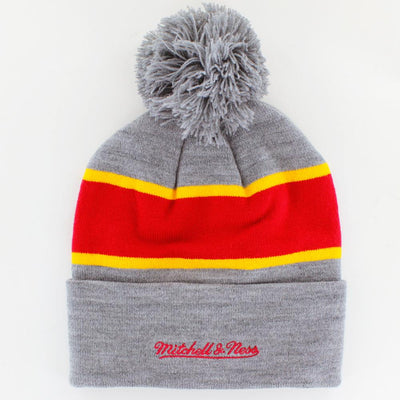 Mitchell & Ness Team Tone Knit beanie H Rockets grey/red - Shop-Tetuan