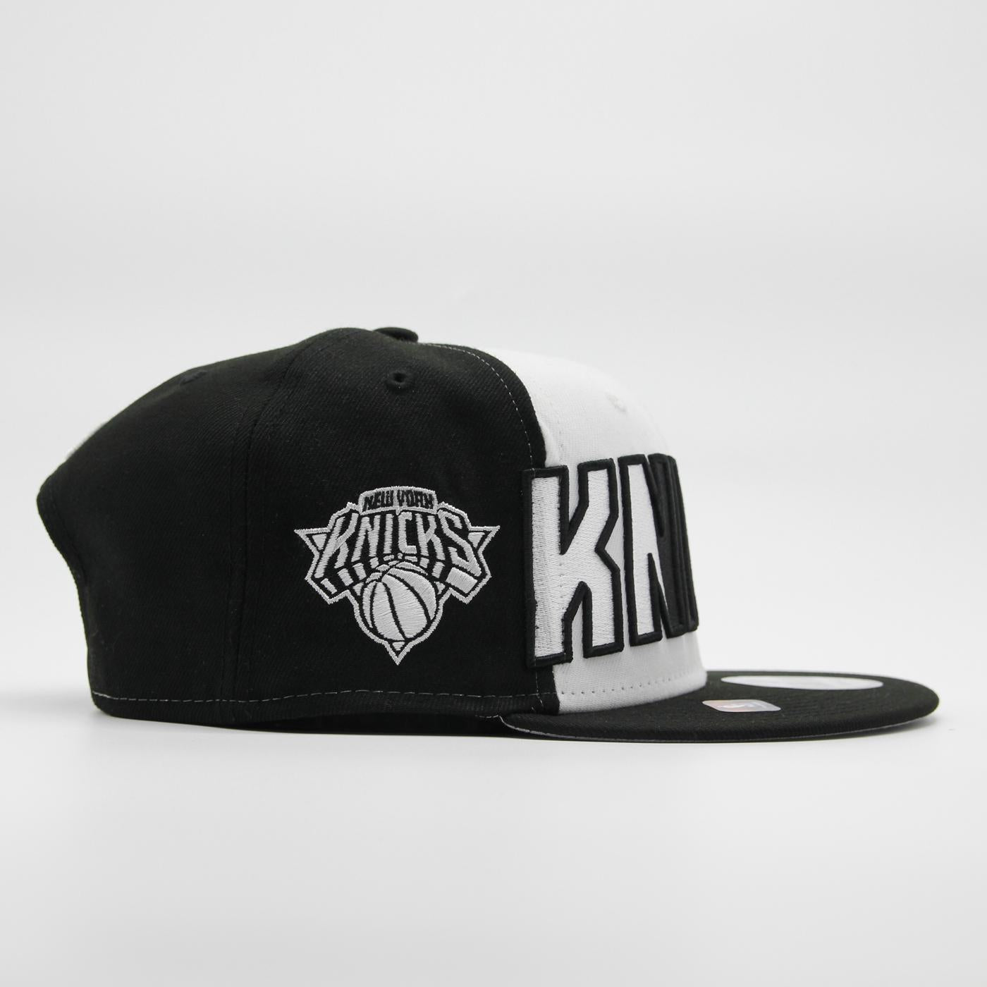 New Era NBA Authentics Back Half Edition 9Fifty NY Knicks black/white - Shop-Tetuan