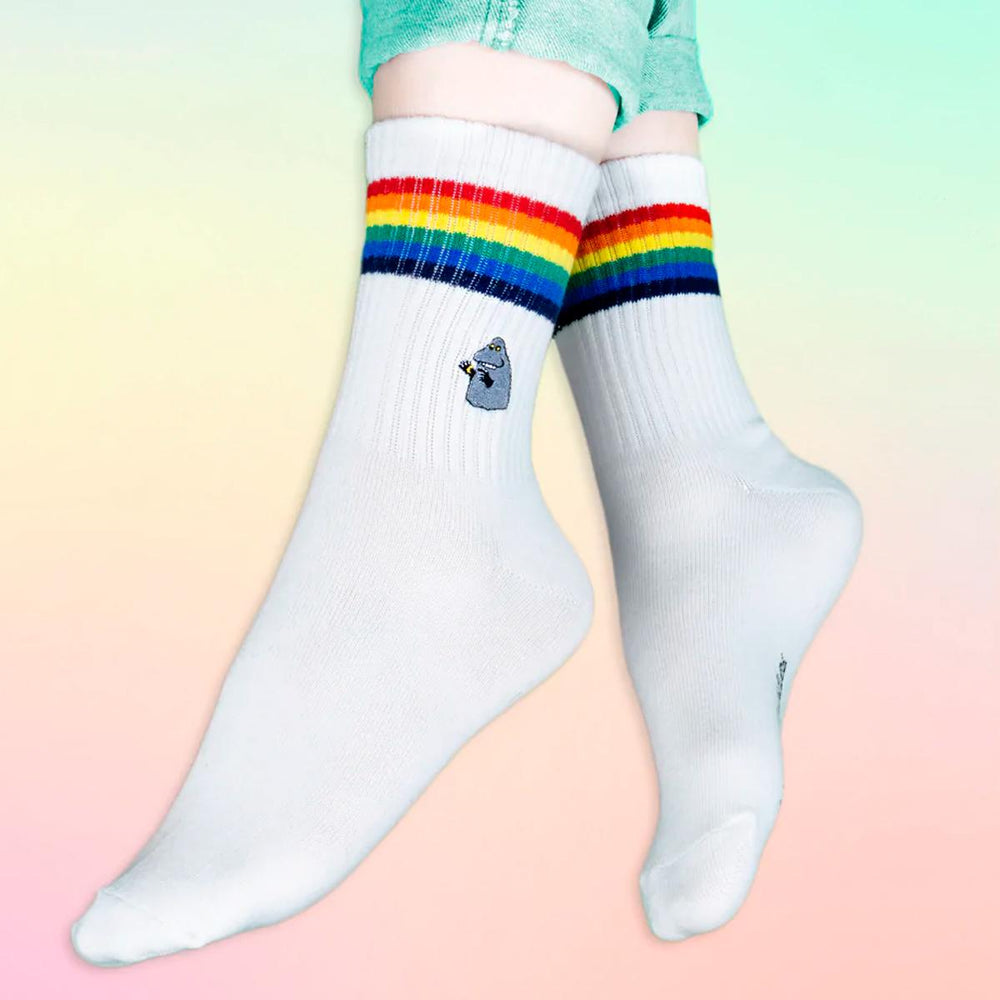 Moomin Mörkö Retro socks white - Shop-Tetuan