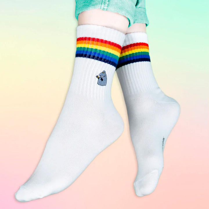 Moomin Mörkö Retro socks white - Shop-Tetuan