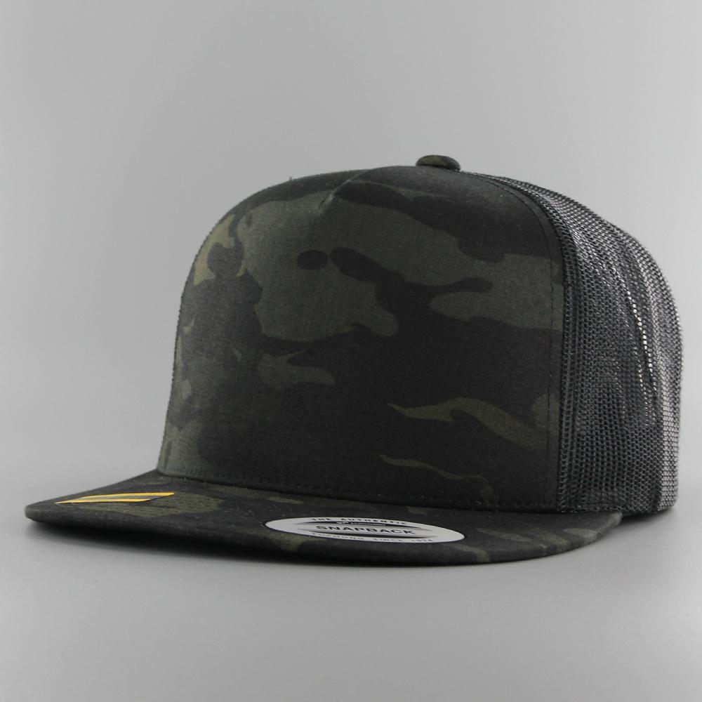 The Classics Yupoong Multicam Trucker Cap black